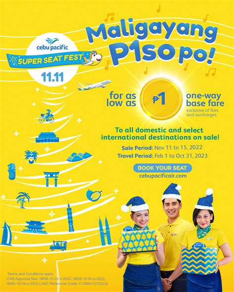 cebu pacific promo tickets 2024 price|2024 Cebu Pacific PROMO + Piso Fare Tickets 2024 to 2025.